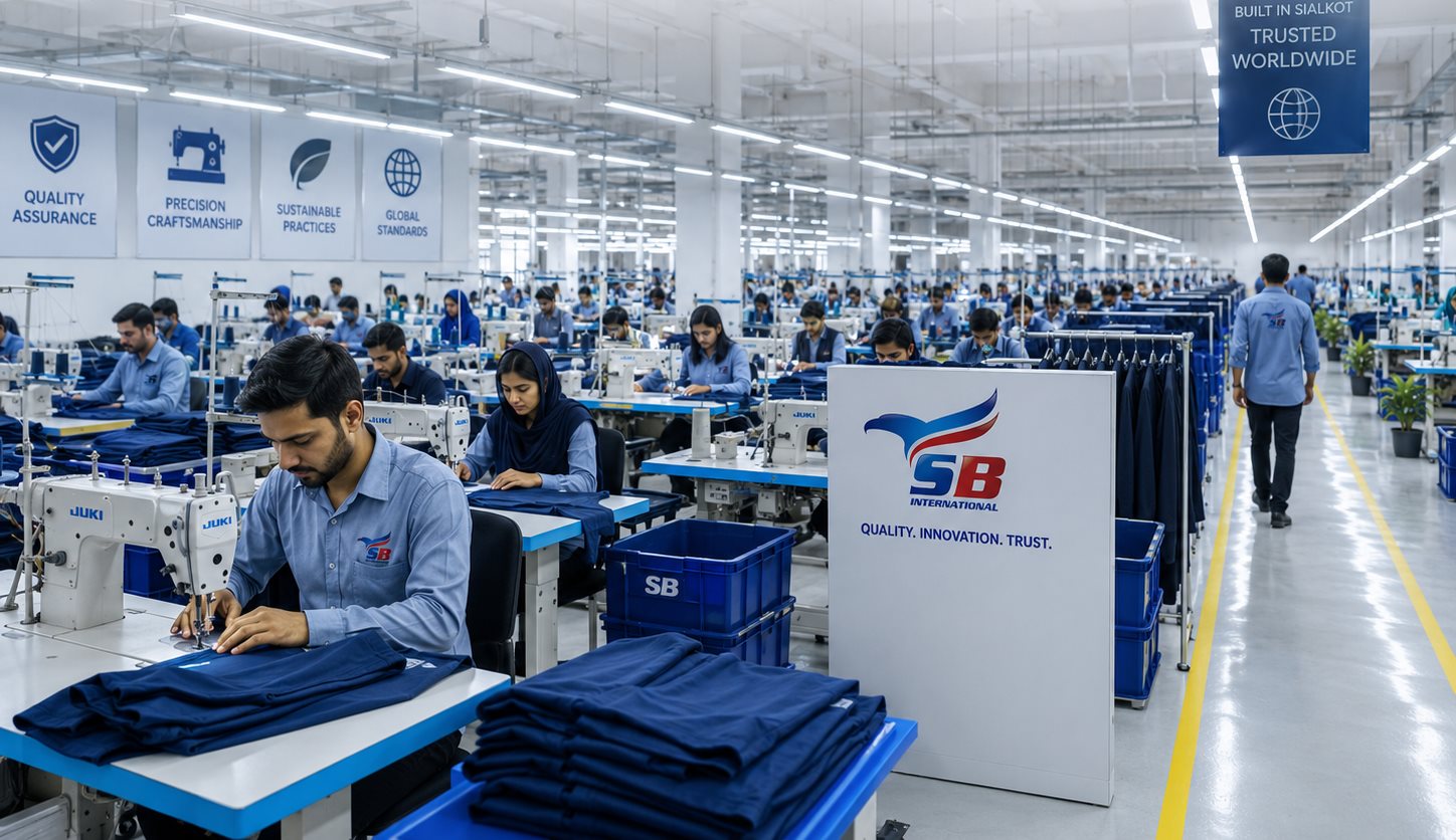 Manufacturing facility in Sialkot, Pakistan